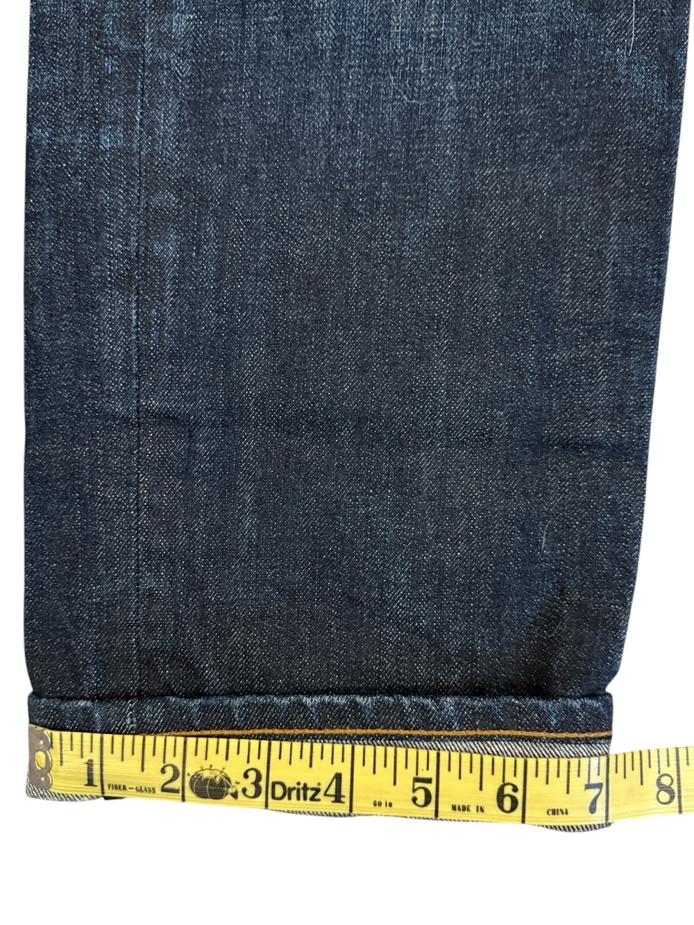J Crew 770 Straight Jeans 31x30 Fits 32x28 Kaihara Denim Dark Blue Wash Stretch - Picture 13 of 15